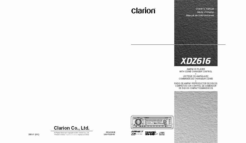Clarion Stereo System XDZ616w-page_pdf